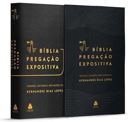 Imagem de Livro - Bíblia Pregação Expositiva | RA |PU luxo preto