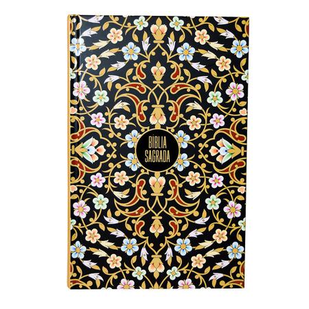 Imagem de Livro - Bíblia Sagrada NVI, Capa Dura, Floral Vintage