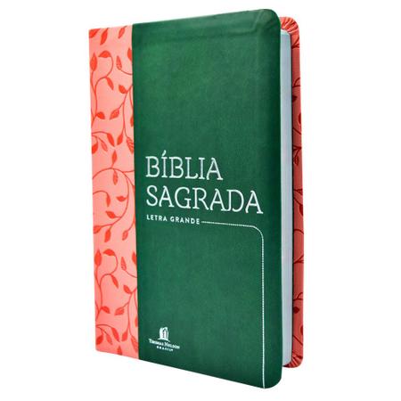 Imagem de Livro - Bíblia Sagrada NVI, Couro Soft, Verde, Letra Grande, Leitura Perfeita