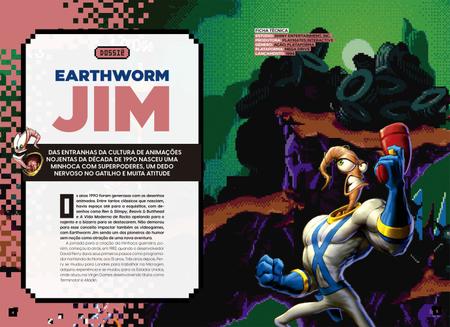 Personagem - A história de Earthworm Jim - Arkade