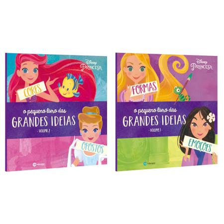 Box de Livros e Quebra cabeça das Princesas