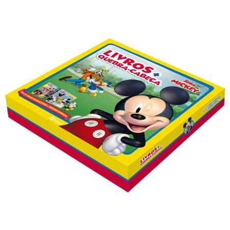 Ler e Brincar Mickey Disney - livro e quebra-cabeça