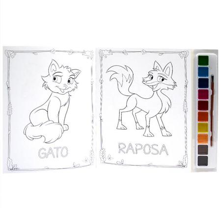 Raposas 4  Desenhos para Colorir 24
