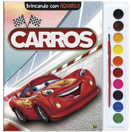 Livro Brincando com Aquarela: Carros Crianças Filhos Infantil Desenho  História Brincar Pintar Colorir Passatempos - Igreja Cristã Amigo  Evangélico - Kit de Colorir - Magazine Luiza