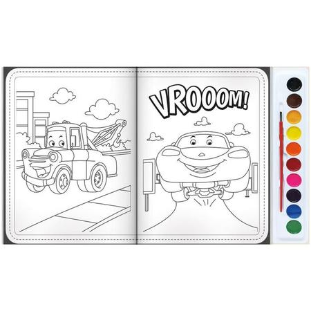 Carro simples infantil para colorir e pintar - Imprimir Desenhos