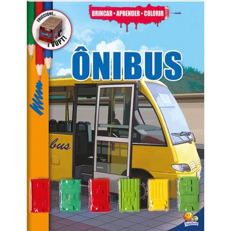 Imagem de Livro - Brincar-aprender-colorir I: Ônibus