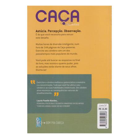 Caça Palavras - Nível Fácil - Livro 23 - Coquetel - 9788579027574 em  Promoção é no Buscapé