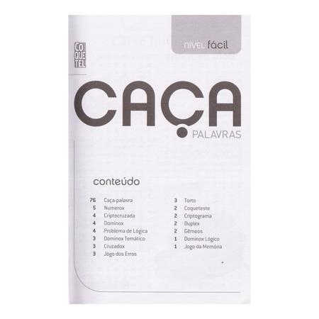 Coquetel - Caça-Palavras - Nível Fácil - Livro 47 - E-BIENAL