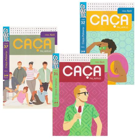 Caça Palavras - Nível Fácil - Livro 21 - Equipe Coquetel - 9788579026003  com o Melhor Preço é no Zoom