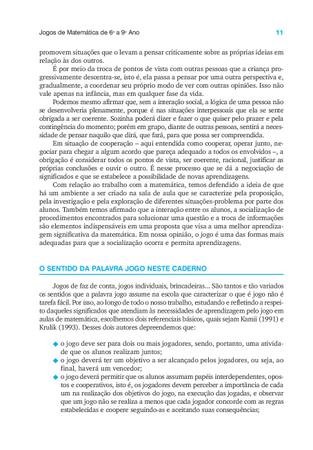 Cadernos do Mathema - Ensino Fundamental: Volume 1 - Jogos de