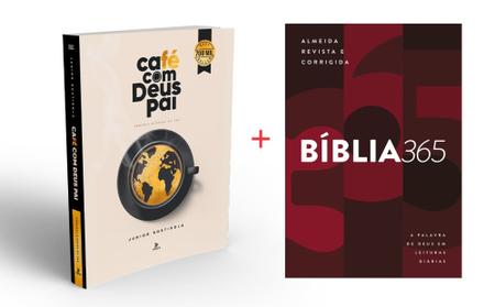 Imagem de Livro Café Com Deus Pai 2024 + Bíblia 365 Dias A Palavra De Deus Todos Dias, Lei A Bíblia Em Um Ano