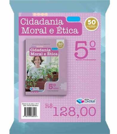 Imagem de Livro cidadania moral e ética 5º ano - construir