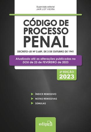 Imagem de Livro - Código de Processo Penal 2023