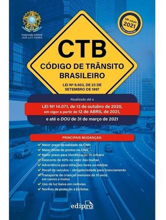 Imagem de Livro - Código de Trânsito Brasileiro 2021