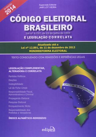 Imagem de Livro - Código eleitoral brasileiro e legislação correlata