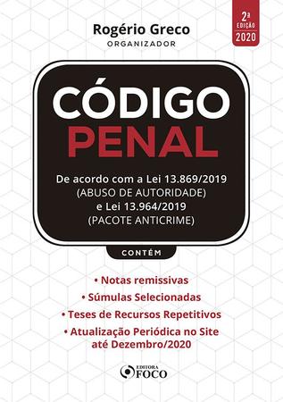 Imagem de Livro - CÓDIGO PENAL - 2ª ED - 2020