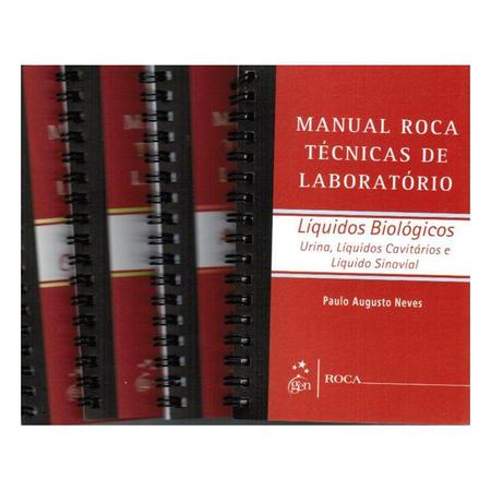Imagem de Livro - Coleção Manual Roca Técnicas de Laboratório - Líquidos Biológicos, Líquido Cefalorraquidiano, Fezes e Análise do Sêmen 4 Vols - Neves