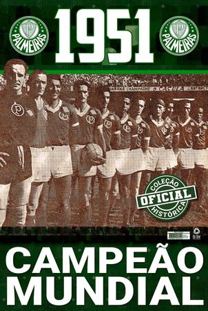 Liga Retrô Acessórios Livros Palmeiras Campeão do Mundo 1951