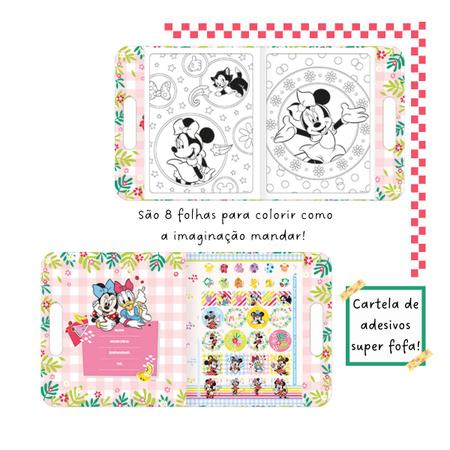 Álbum para Colorir Maleta Minnie 8 Folhas - Minnie - Escolar
