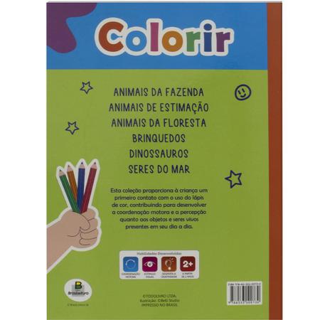 Livro 365 Dinossauros Para Colorir Brasileitura Crianças Filhos Infantil  Desenho História Brincar Pintar Colorir - Livro de Colorir - Magazine Luiza