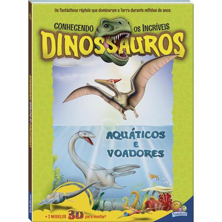 Imagem de Livro - Conhecendo os Incríveis Dinos.:Aquáticos e...