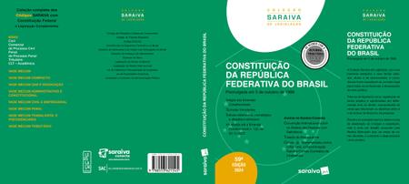 Imagem de Livro - Constituição da República Federativa do Brasil - Coleção Saraiva de Legislação - 59ª Edição 2024