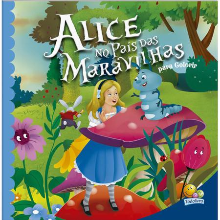 Imagem de Livro - Contos Clássicos para Colorir: Alice no País das Maravilhas