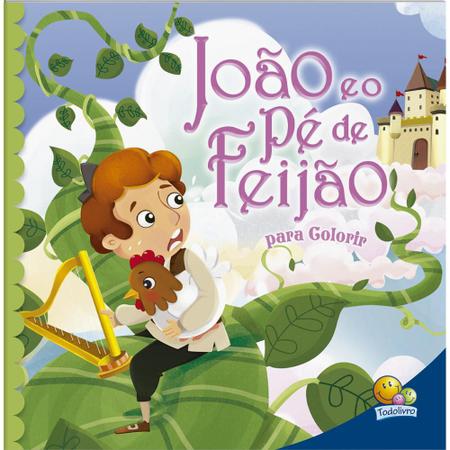 Imagem de Livro - Contos Clássicos para Colorir: João e o Pé de Feijão