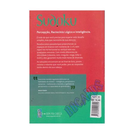 Revista Coquetel - Sudoku Fácil, Médio e Difícil - 200 Jogos - Outros  Livros - Magazine Luiza