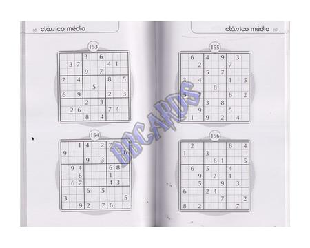 Livro Sudoku Coquetel Nível Médio Edições Encadernadas 7vols