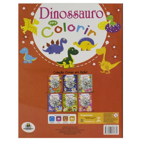 Livro - Cores em Ação! Dinossauro para Colorir - Livros de Entretenimento -  Magazine Luiza