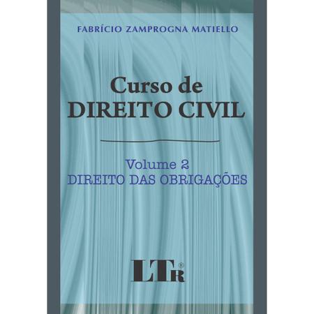 Imagem de Livro - Curso de direito civil Direito das obrigações - LTr Editora