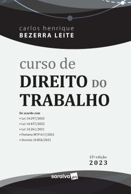 Imagem de Livro Curso de Direito Do Trabalho Carlos Henrique Bezerra Leite