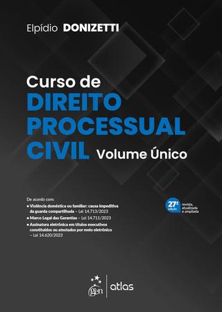 Imagem de Livro - Curso de Direito Processual Civil - Vol. Único