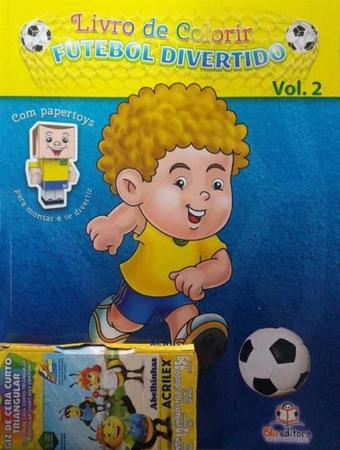 Livro de colorir Futebol Divertido: Vol. 4