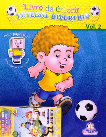 Livro de colorir para crianças, jogadora de futebol com uma bola