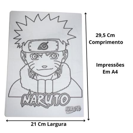 Livro de Colorir Infantil Naruto 50 Desenhos - No Magalu - Magazine Luiza