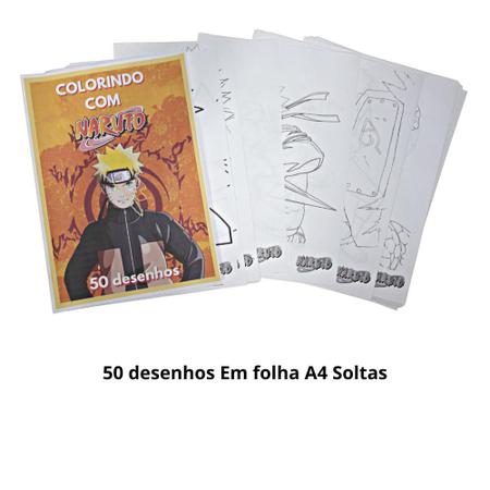 20 Desenhos do Naruto para Colorir e Imprimir - Online Cursos Gratuitos