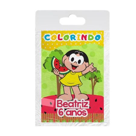 Caderninho de colorir para lembrancinha de aniversário Capa Natal c