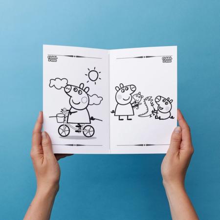 Livro Infantil Peppa Pig - Colorir Especial + Brinde