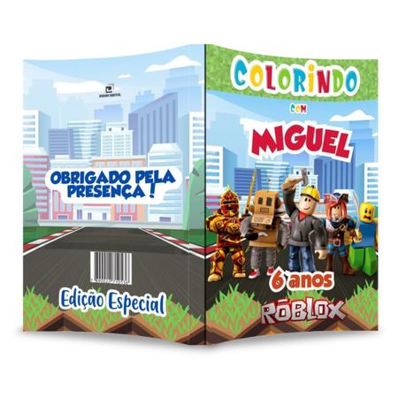 Livro de colorir Roblox lembrancinha - Digion Paper - Kit de