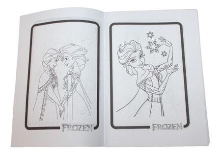 Arte Digital Para Colorir-Frozen