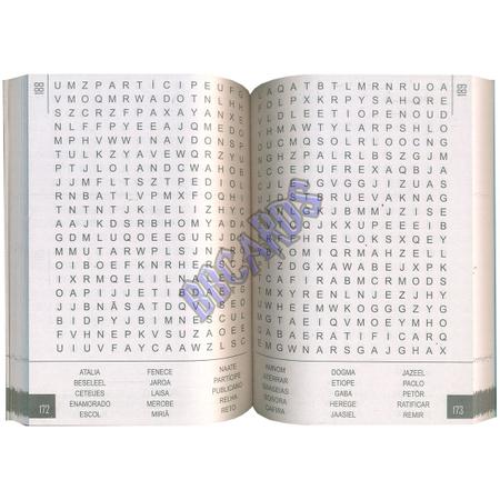 Imagem de Livro de Passatempo Caça Palavras Kit Inglês Bíblico Normal 3 Volumes Com Letra Grande