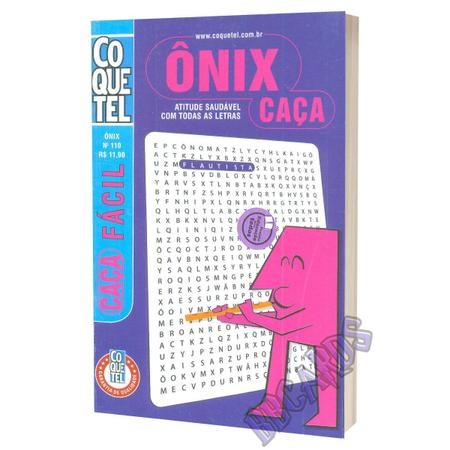 Box com 6 Revistas Coquetel - Caça Palavra Busca Fácil