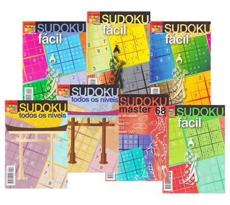 Livro Jogo Sudoku Importado Nível Fácil Médio e Difícil