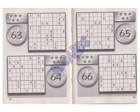 Livro Jogo Sudoku Importado Nível Fácil Médio e Difícil