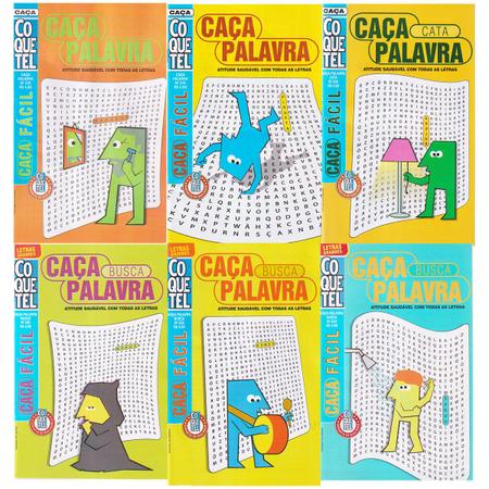 Caça Palavras Super - Nível Fácil - Livro 9 - Livrarias Curitiba