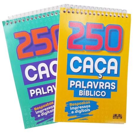 Livro de Passatempo Caça Palavras Exercício Mental em Promoção na Americanas