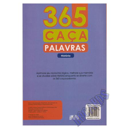 Livro 365 Caça Palavras Jogo Educativo Nível Fácil Difícil - ciranda  cultural - Jogos Educativos - Magazine Luiza