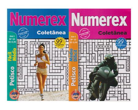 Coquetel Passatempo Numerix Numerex Exatas Letrex Sudoku Lógica, 6 Revistas  Frete Grátis